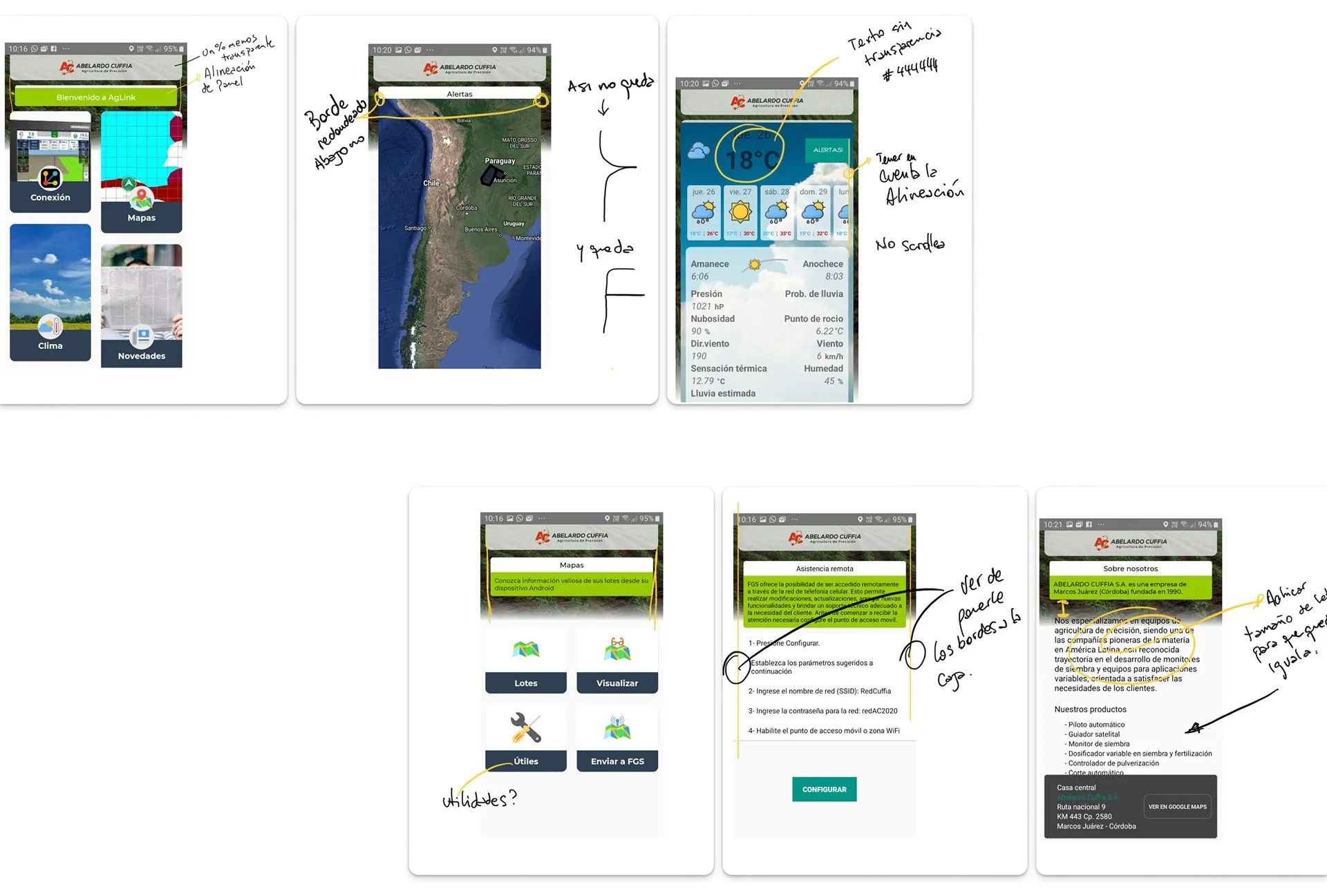 AG Link mobile product detail