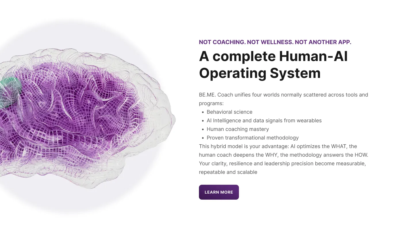 BE.ME AI operating system structure