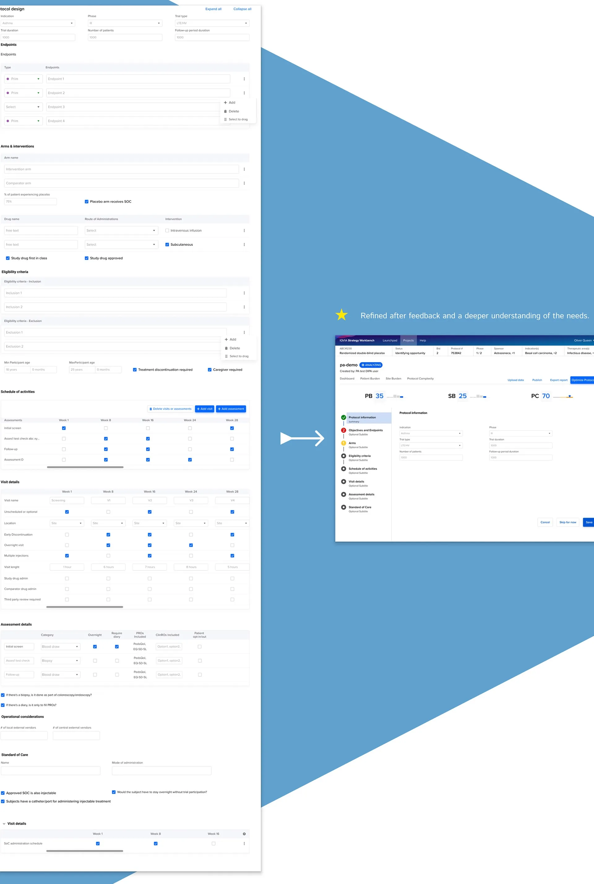 IQVIA accessibility and UX direction reference