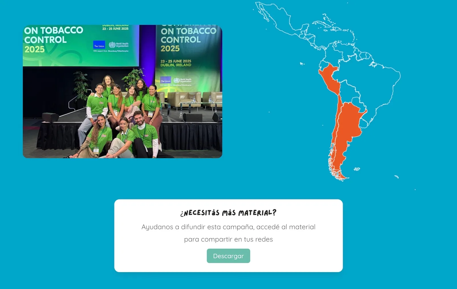 CREA Foundation advocacy section with photo gallery
