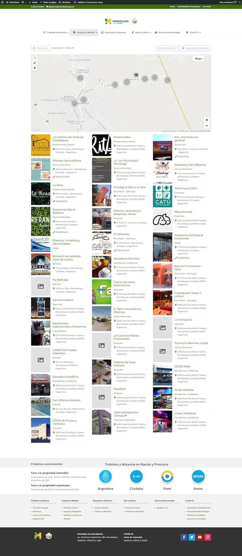 Municipality of Mendiolaza citizen information flow
