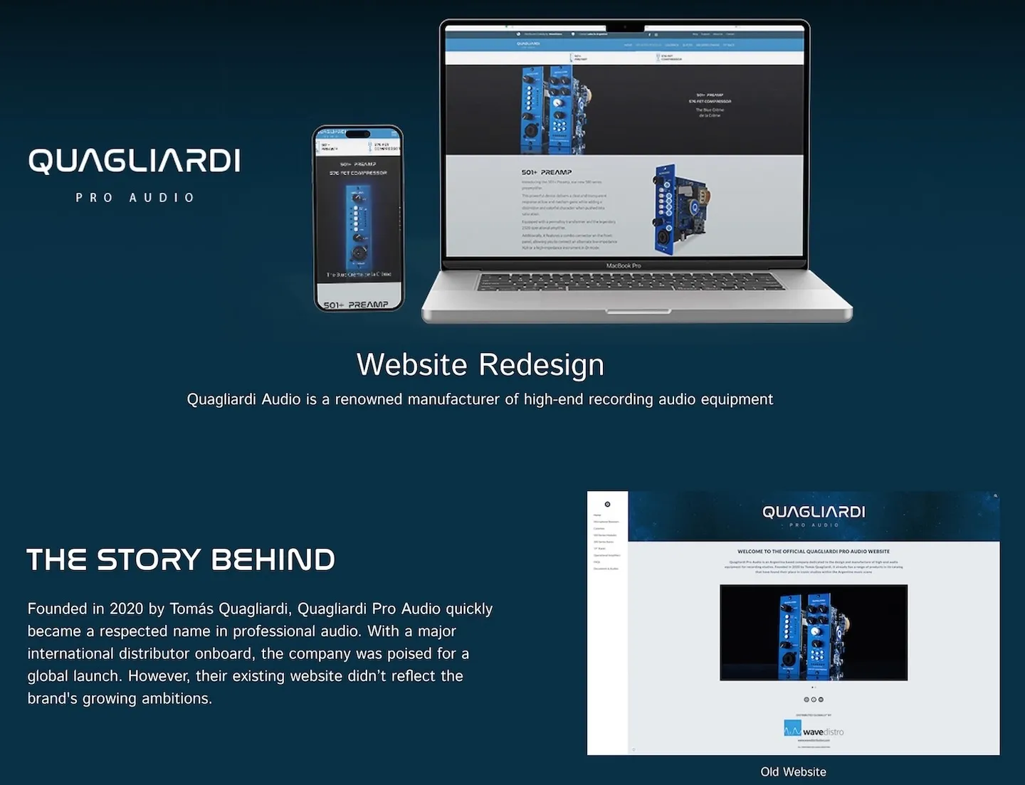 Quagliardi Audio product detail visual reference