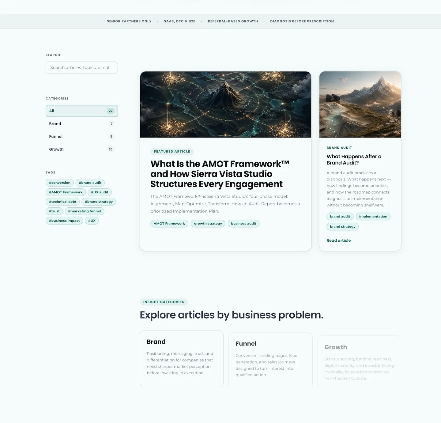 Sierra Vista Studio design system visual reference